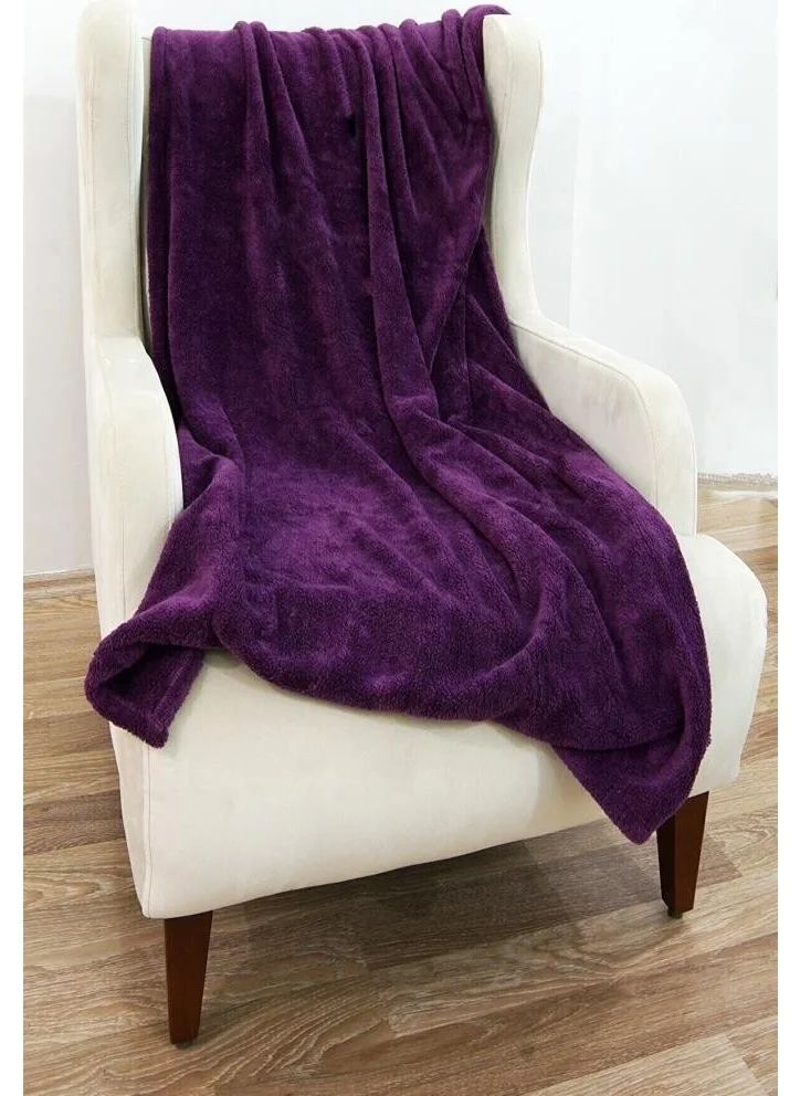 Mulberry Wellsoft Blanket Purple TV Blanket Plush Polar Blanket Single