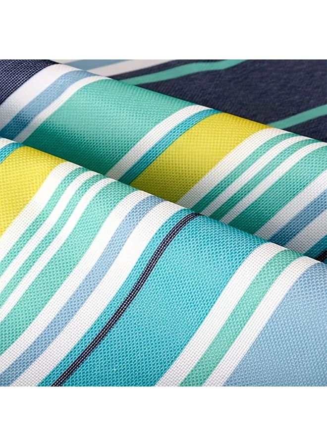 Blue Oxford Beach Blanket Portable Foldable 200x150cm Outdoor Mat Machine Washable for Camping Picnic - Image 4