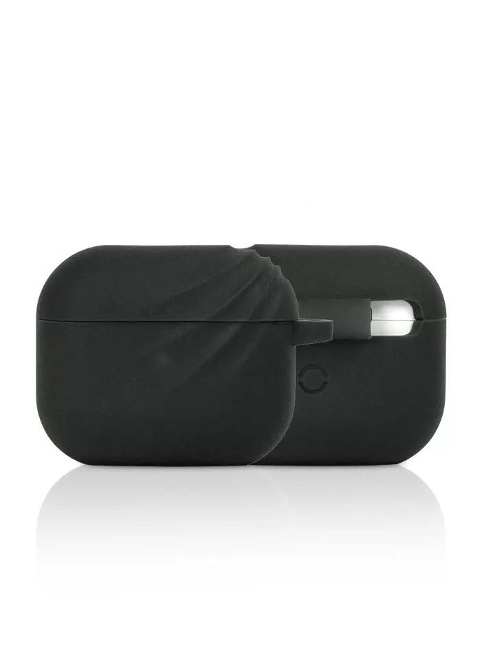 Generic Shockproof Apple Airpods Pro Case, Silicone Soft Protective Cover Case For Airpods Pro Black  - Image 1
