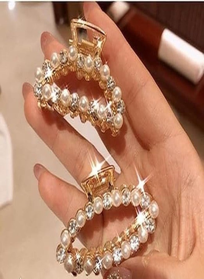 MYSELF PEARL AND DIAMOND HAIR CLAW 4PCS SET - Image 4