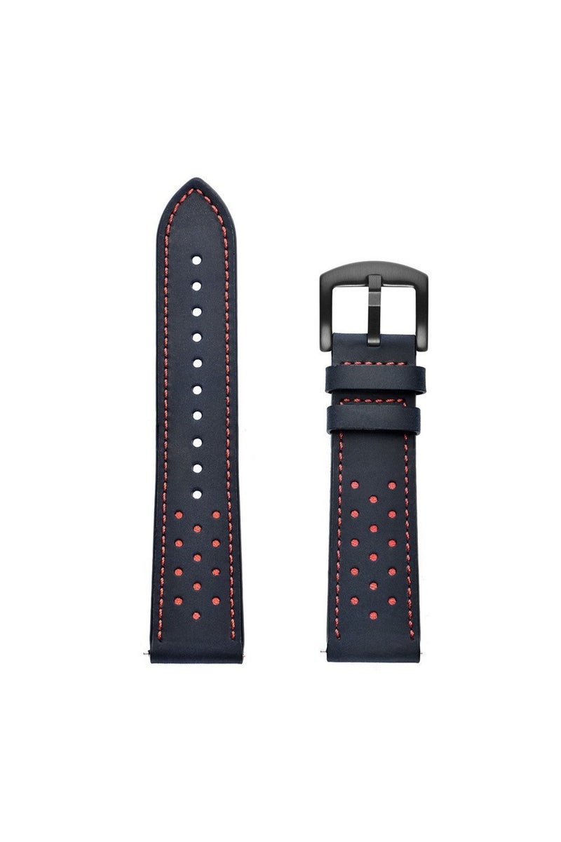 OnePlus Watch 3 LK-Midnight Blue 22mm Breathable Leather Strap For Watch 3 2 2R/ 46mm Bracelet Corr