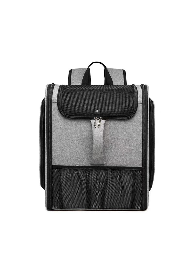 GT-Wheel Pet Backpack Cat Carrier Extra Large Expandable Airline Approved Dog Carrier for Small Dogs and Cats  - Image 2