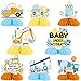 Balterever Under Construction Baby Shower Table Centerpieces for Boys Dump Truck Baby Shower Honeycomb Centerpieces for Construction Theme Baby Shower Birthday Party Table Decorations Supplies - Image 2