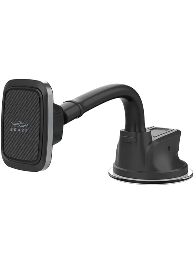 BRAVE Car Windshield & Dashboard Mount Automotive Center Suction Holder Lotto Series (Grey) - Image 1