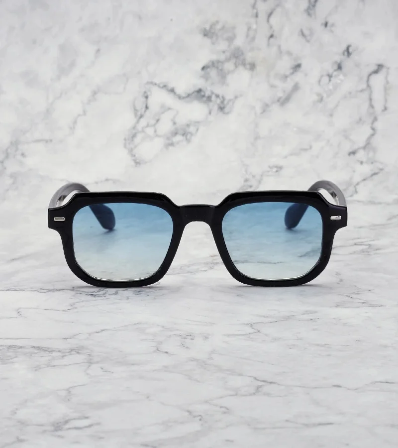  اكسبليست باوتس نظارات شمسية أنيقة للجنسين إيدي أسود بتدرج أزرق