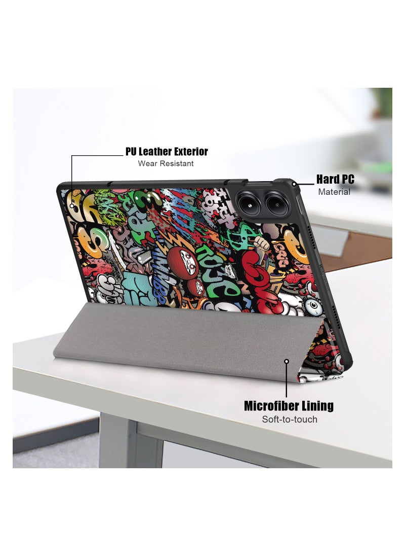 Fankalo - Tablet Case for Xiaomi Redmi Pad Pro/ Xiaomi Poco Pad 12.1 inch Ultra-Thin PU-Leather Hard Shell Cover - Image 1