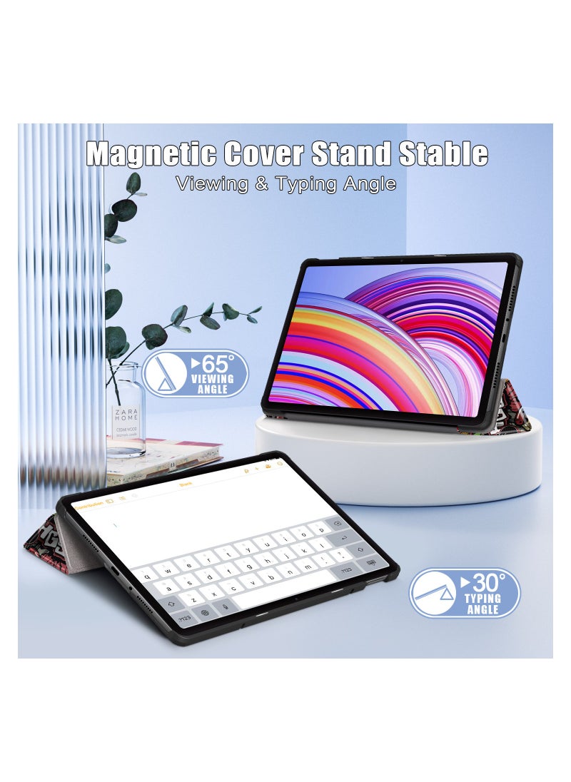 Fankalo - Tablet Case for Xiaomi Redmi Pad Pro/ Xiaomi Poco Pad 12.1 inch Ultra-Thin PU-Leather Hard Shell Cover - Image 1