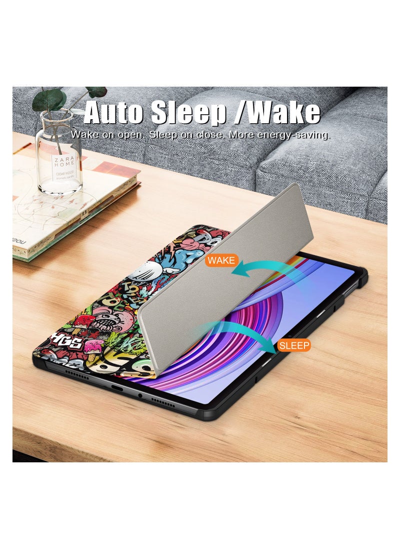 Fankalo - Tablet Case for Xiaomi Redmi Pad Pro/ Xiaomi Poco Pad 12.1 inch Ultra-Thin PU-Leather Hard Shell Cover - Image 1