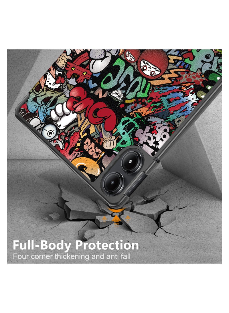Fankalo - Tablet Case for Xiaomi Redmi Pad Pro/ Xiaomi Poco Pad 12.1 inch Ultra-Thin PU-Leather Hard Shell Cover - Image 1