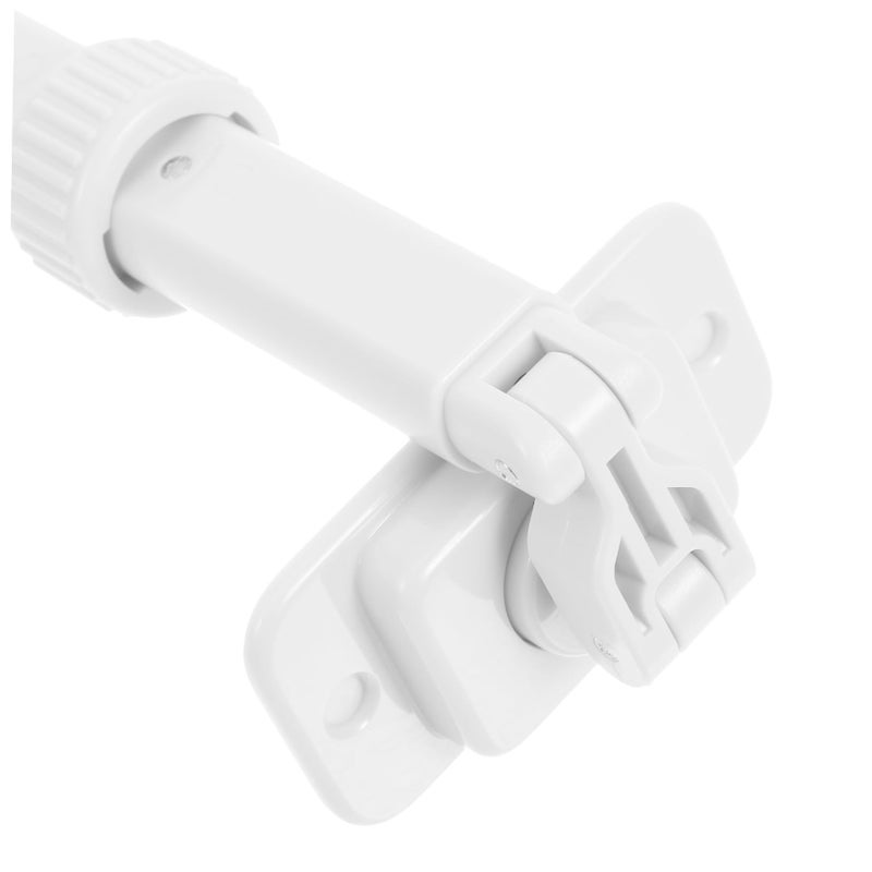 White Adjustable Window Lock Limiter Safety Sliding Glass Door Security Easy Installation - Image 4
