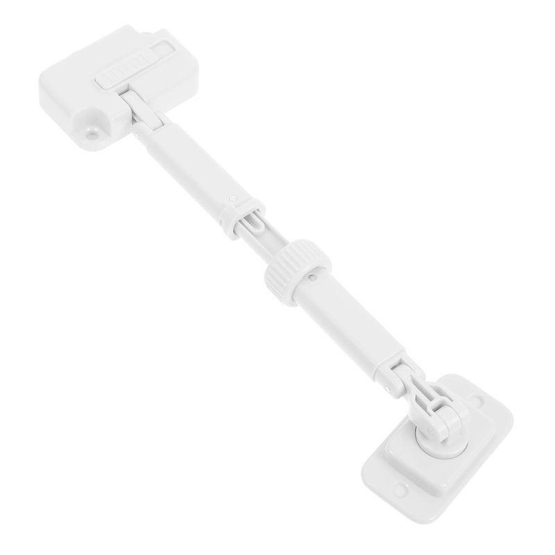 White Adjustable Window Lock Limiter Safety Sliding Glass Door Security Easy Installation - Image 2
