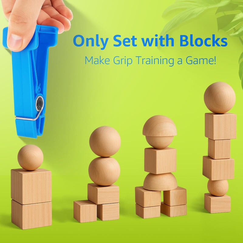 FitBeast Finger Exerciser Set â€“ 5 Resistance Clips for Hand Therapy, Grip Strength & Dexterity â€“ Ideal Finger Strengthener for Rehab, Stroke Recovery, Arthritis, Seniors & Athletes - Image 4