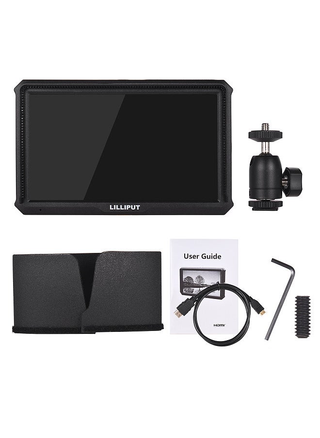 Lilliput - LILLIPUT A5 5 Inch IPS Camera-Top Broadcast Monitor for 4K Full HD Camcorder & DSLR with 1920x1080 High Resolution 1000:1 Contrast Application for Taking Photos & Making Movies - Image 1