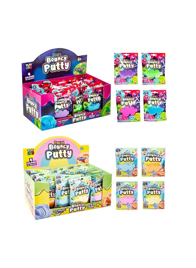 RMS Bouncing Putty 2 Asst Pastel / Brights Cdu – Fun Kids Toy, Interactive Playtime & Gift Item - Image 1