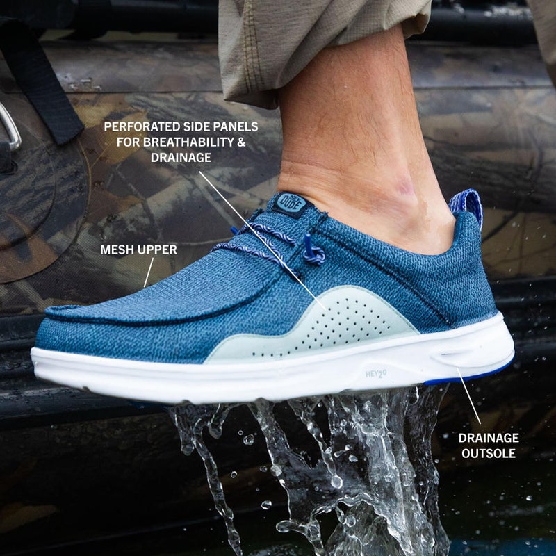 HEYDUDE Wally Hey2O Mesh - Sargasso Blue/Cloud Blue - Image 3