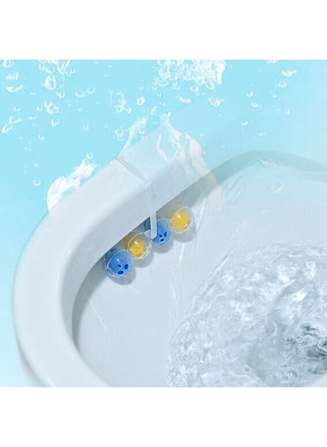 Hope Toilet Bowl Cleaner 5-in-1 Rim Hanger, Solid Deodorant Cleaner and Air Freshener for Bathroom Toilets, Lemon Scented Toilet Cleaner for Freshness and Everyday Toilet Care, Easy Hanging Design - Image 3