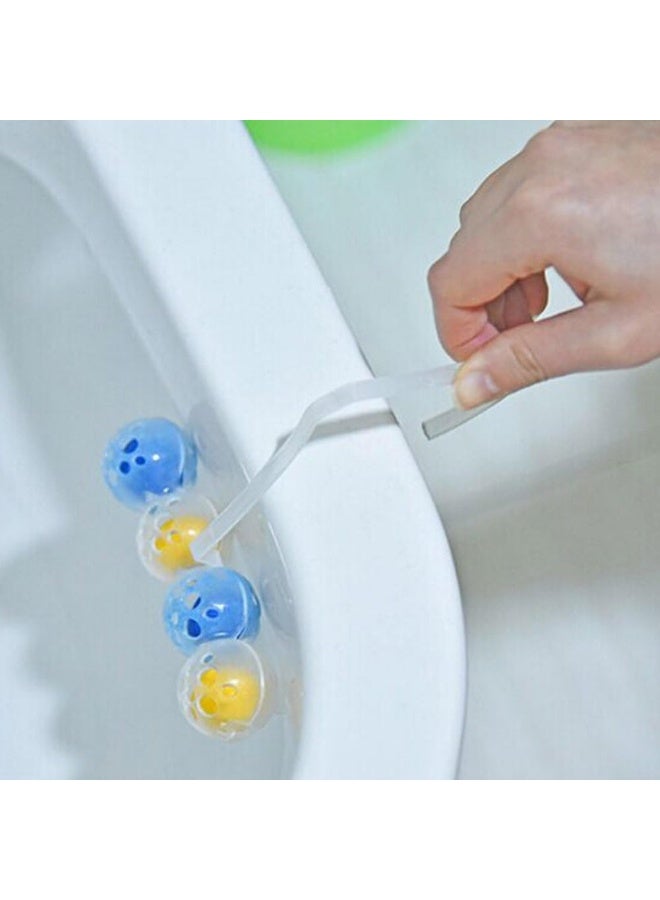 Hope Toilet Bowl Cleaner 5-in-1 Rim Hanger, Solid Deodorant Cleaner and Air Freshener for Bathroom Toilets, Lemon Scented Toilet Cleaner for Freshness and Everyday Toilet Care, Easy Hanging Design - Image 2