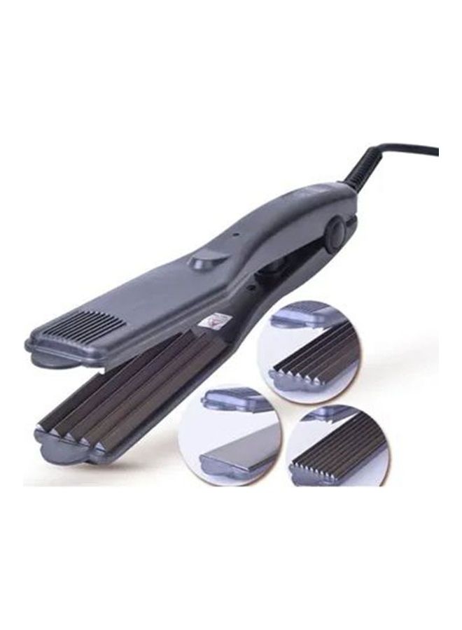 NIBEMINENT 5-Teeth Professional Hair Crimper Grey - Image 2