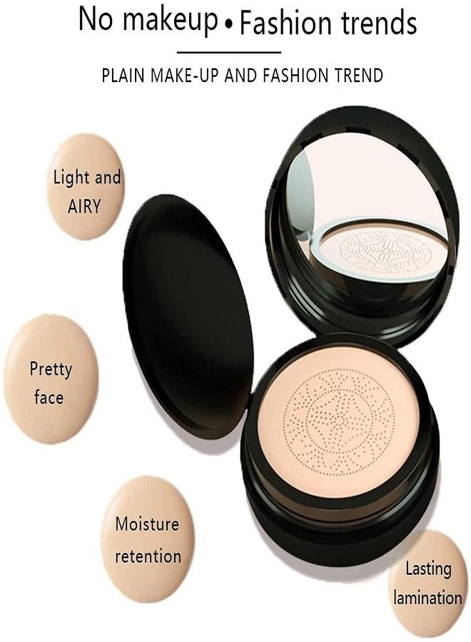 SUNISA Sunisa Mushroom Air Cushion BB Cream Moisturising Concealer Foundation Makeup Base Primer CC Cream - Image 3