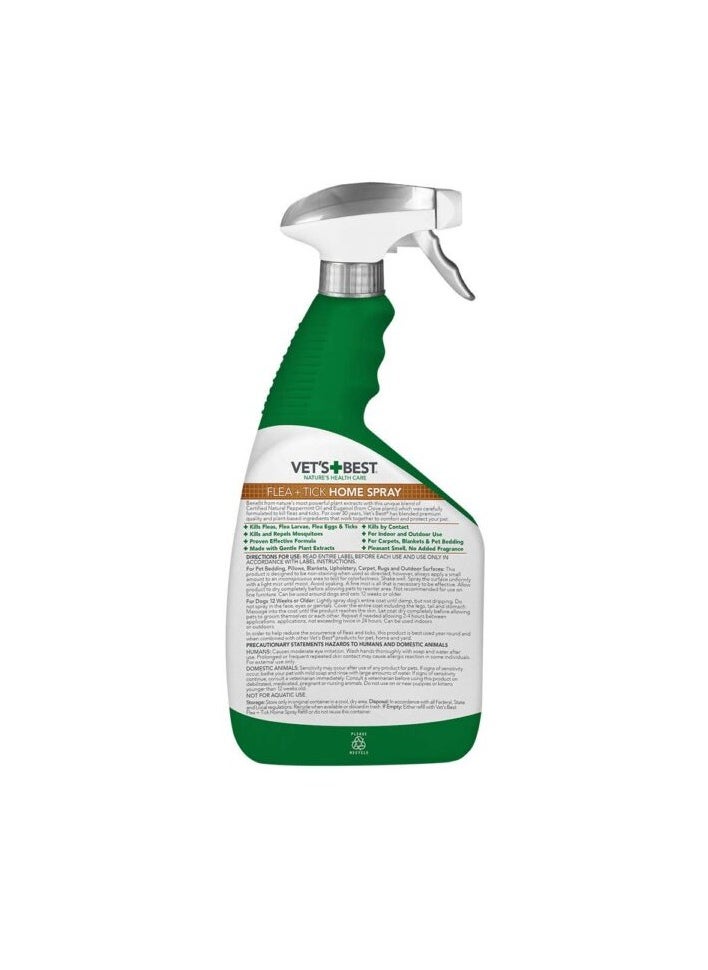 Vet's Best Vet’s Best Flea and Tick Home Treatment Spray 32 oz  - Image 2