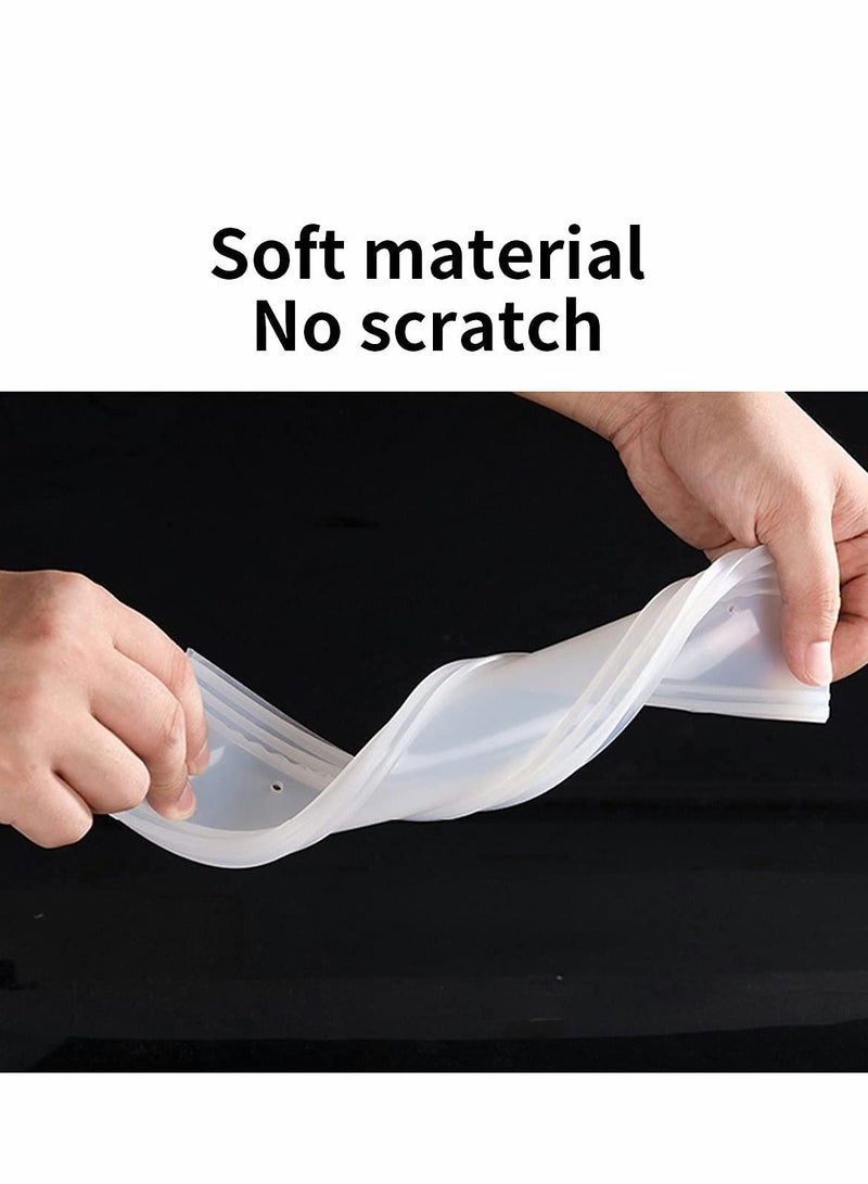 Excefore شفرة ماء السيارة من السيليكون الناعم لإزالة الماء من السيارة خالية من الخدوش ماكينة تنظيف ثلاثية الطبقات لملحقات تنظيف السيارة 30 سم - Image 3