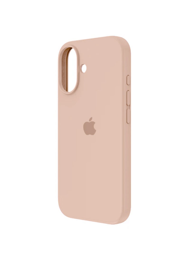 Wtech Apple iPhone 17 5G 2025 Luxury Premium Quality Liquid Silicone Case Cover (MCRPSN) - Desert Titanium - Image 2
