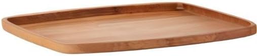 BambooMN 14 x 6 Bamboo Ecoware Reusable Dinnerware Rectangle Plate Tray for Catered Events Holidays or Home Use Supplies 1 Piece - Image 5