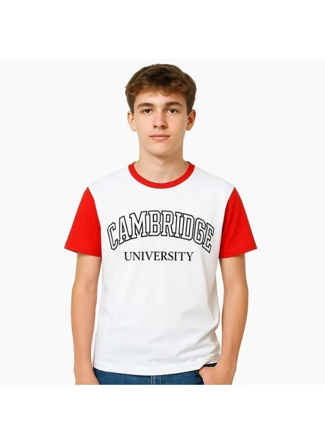 Trucare Cambridge University  Boy's Short Sleeve T-Shirt