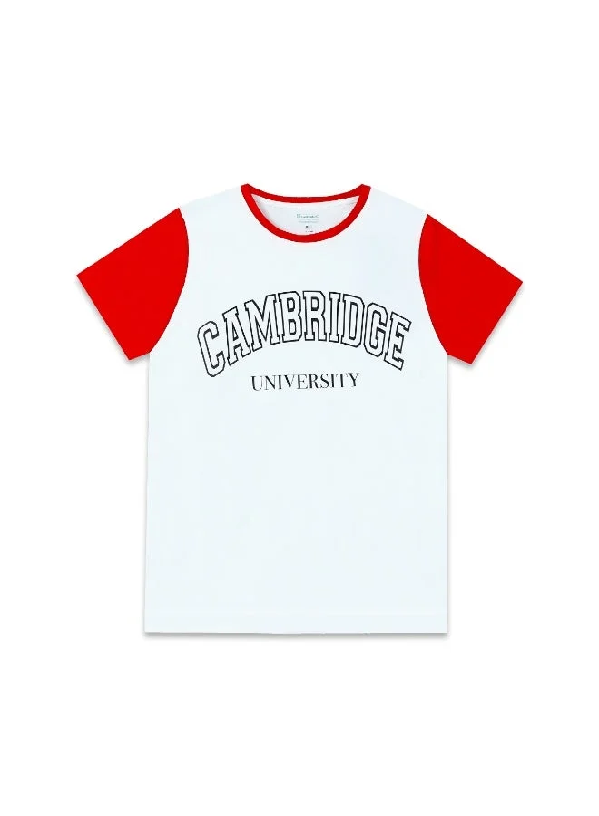 Trucare Cambridge University  Boy's Short Sleeve T-Shirt
