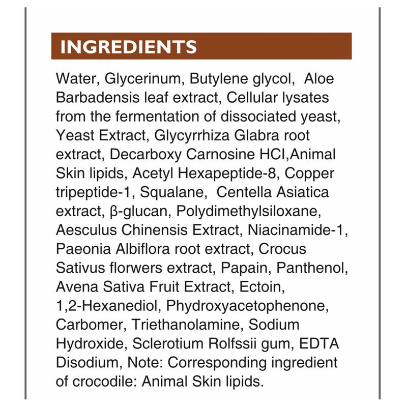 Crocodile Repair Eye Cream Smooth Tired And Puffy Eyes Containing Crocodile Oil Reducing Wrinkles 20gPC 1PC - Image 4