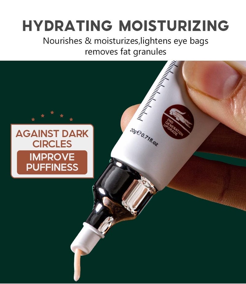 Crocodile Repair Eye Cream Smooth Tired And Puffy Eyes Containing Crocodile Oil Reducing Wrinkles 20gPC 1PC - Image 2