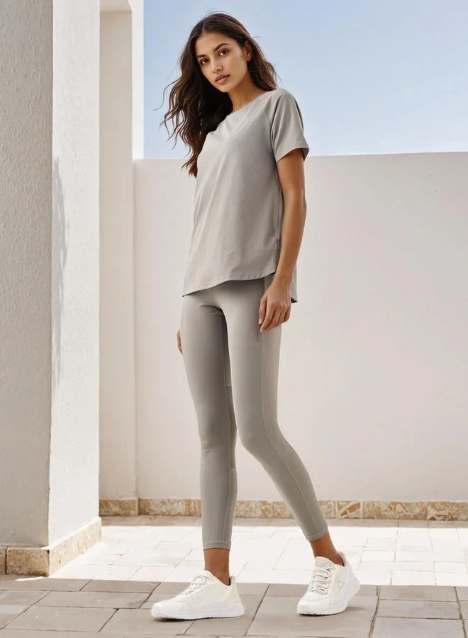 ADOT by Splash Regular Fit T-shirt with Raglan Sleeves