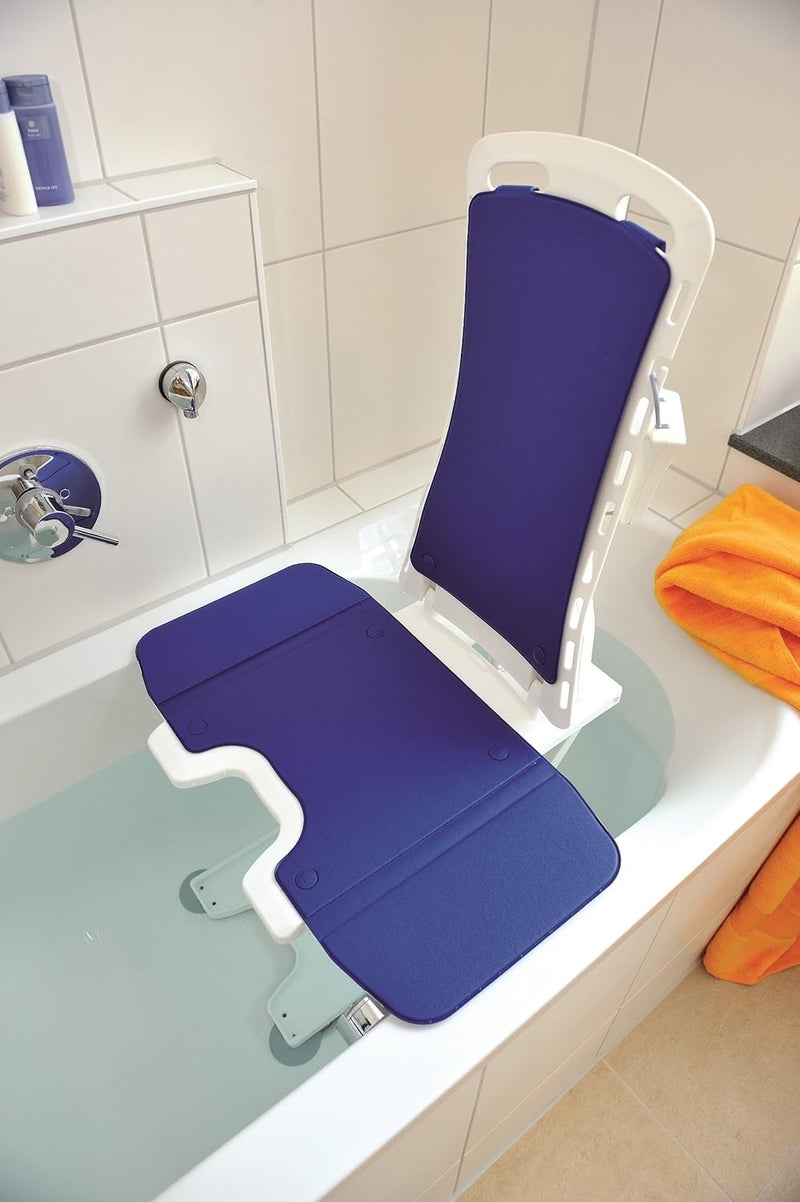 Drive Medical رافعة حوض الاستحمام بيلافيتا من درايف ميديكال مع غطاء أبيض كلاسيكي - Image 3