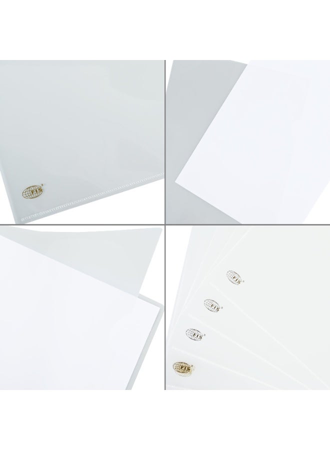 FIS Clear Folder, Size A4(210x297mm), Thickness 0.15mm, Plastic, Box of 100 Pieces, Transparent White Color-FSCIE310WH/100 - Image 5