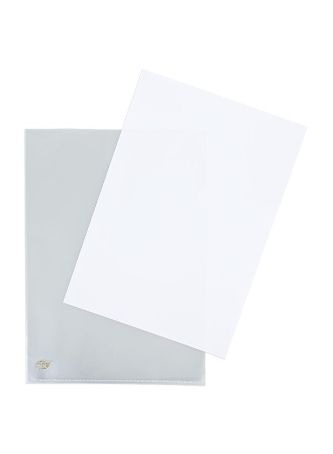 FIS Clear Folder, Size A4(210x297mm), Thickness 0.15mm, Plastic, Box of 100 Pieces, Transparent White Color-FSCIE310WH/100 - Image 4