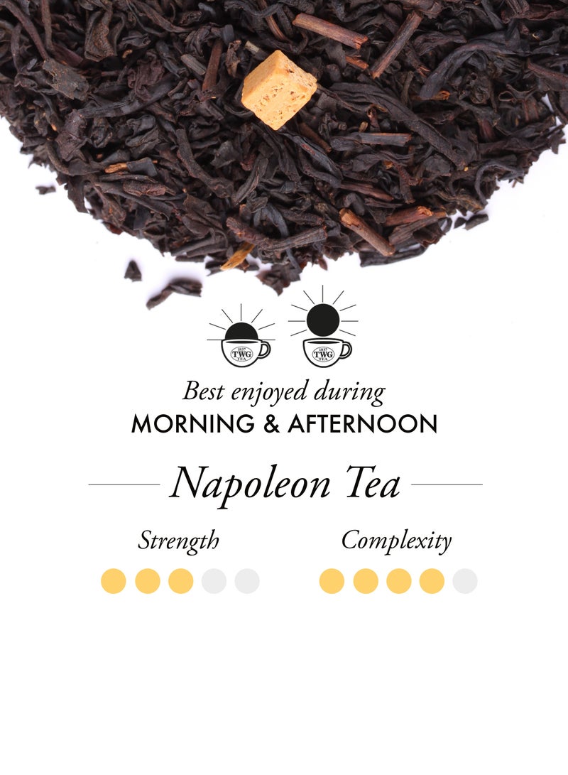 TWG Tea Napoléon Tea | Black Tea | Caramel Pieces | Haute Couture Tin, 100g | Gift Set - Image 2