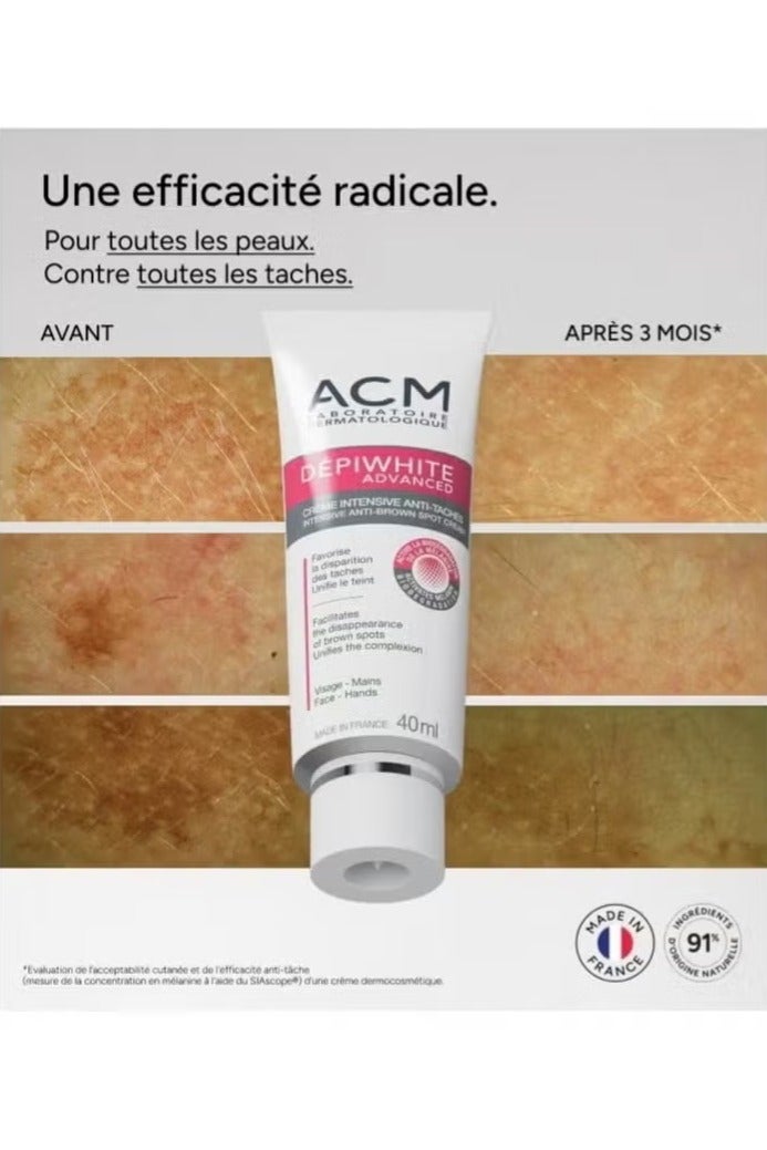 اكم لابرتوري ديرماتولوجيك ACM مختبرات الجلد ACM سائل بياض البشرة - يقلل من البقع السوداء وآثار حب الشباب، ويعمل على تفتيح وإشراق لون البشرة - Image 4