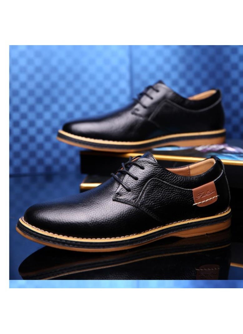 KUYING - New Men's Business Leather Shoes - Image 1