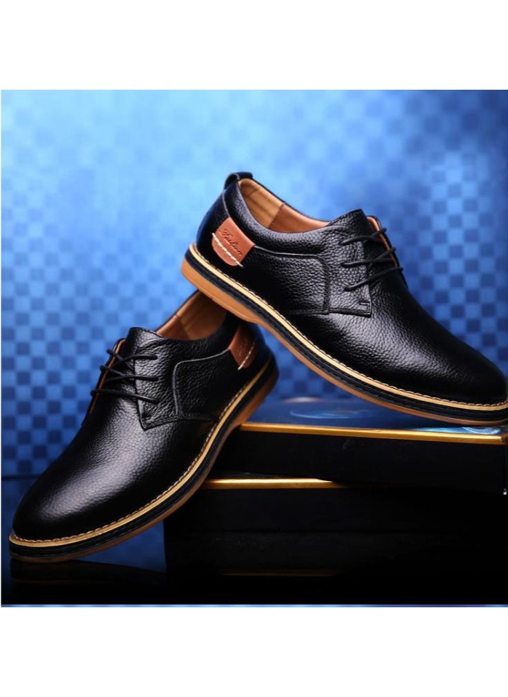 KUYING - New Men's Business Leather Shoes - Image 1