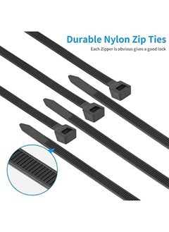 Generic 12 inch Black Zip Ties Heavy Duty 80 PCS, 120 LBS Ultra Exclusive Strong Plastic Wire Ties, Large Cable Ties Extra Long Tie Wraps, Indoor and Outdoor UV Resistant  - Image 2