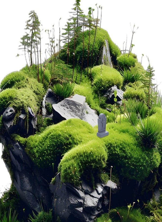 BESTOYARD زينة قبور هالوين ميني من بيستويارد 20 قطعة، ديكور مقبرة مخيف للمنزل المسكون، بيت الدمى، مشهد المقبرة، حرف يدوية، 1.06 × 0.70 × 0.39 بوصة - Image 5