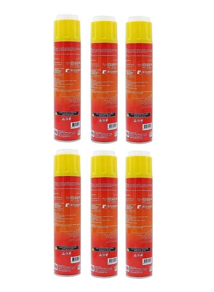 دولفين منظف ​​رغوي متعدد الاستعمالات من دولفين 650 مل عبوة من 6 قطع مع 6 قماش تنظيف مجاني - Image 4