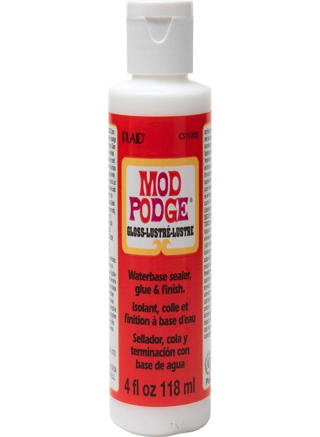 Mod Podge Plaid Mod Podge Waterbase Sealer, Glue And Finish (4-Ounce), Cs11205 Gloss Finish - Image 1