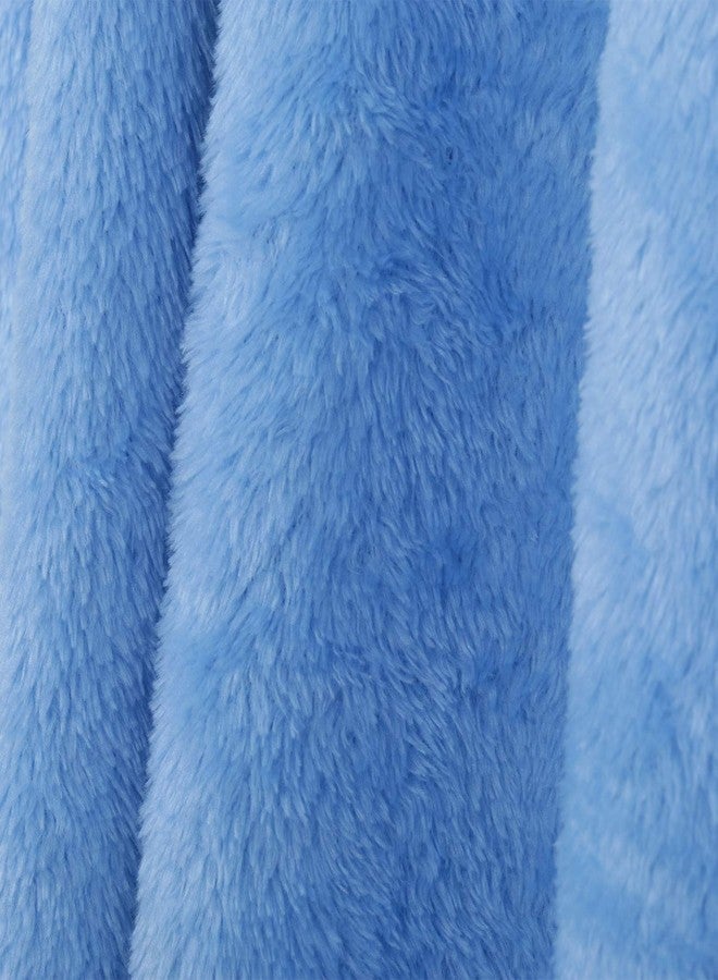 Pokory Blanket Cum Wrapper for Kids Super Soft Cotton Blue A/C Blanket|All Season for Kids Children Gift Item Single Bed|Age from 1 to 6 Years (50inches x 38 Inches) - Image 3