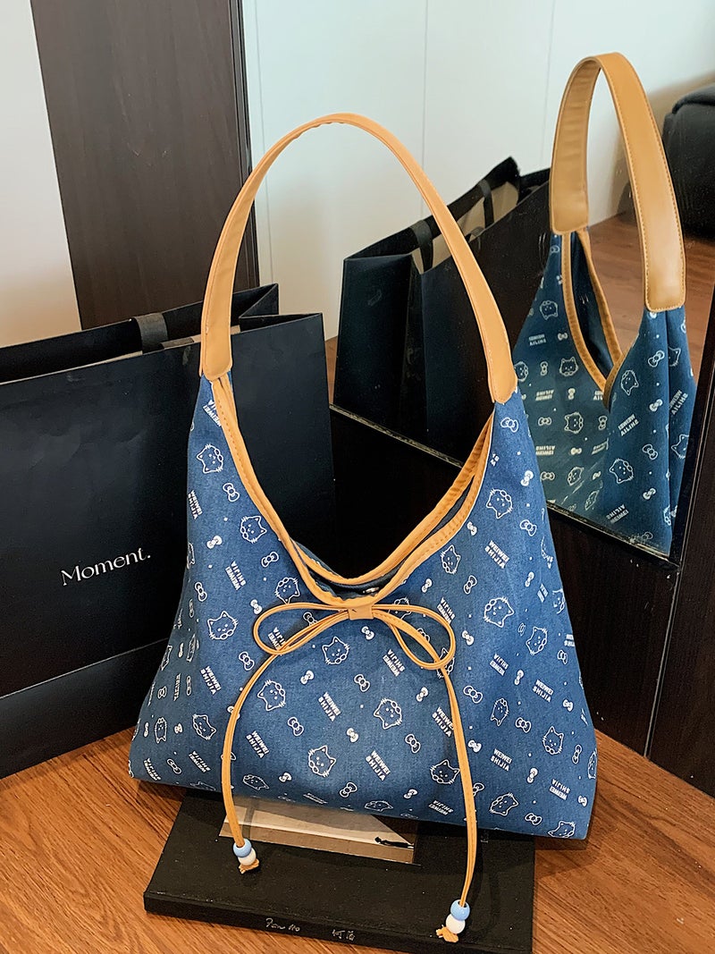 Superior Handworking Shoulder Underarm Bag Casual Large Capacity Bag Women'S All-Match Portable Tote Bag - Image 2