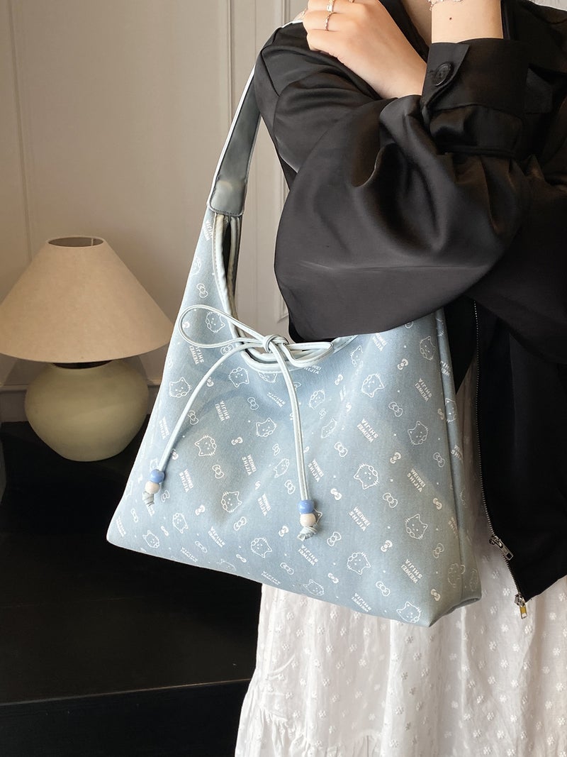 Superior Handworking Shoulder Underarm Bag Casual Large Capacity Bag Women'S All-Match Portable Tote Bag - Image 3