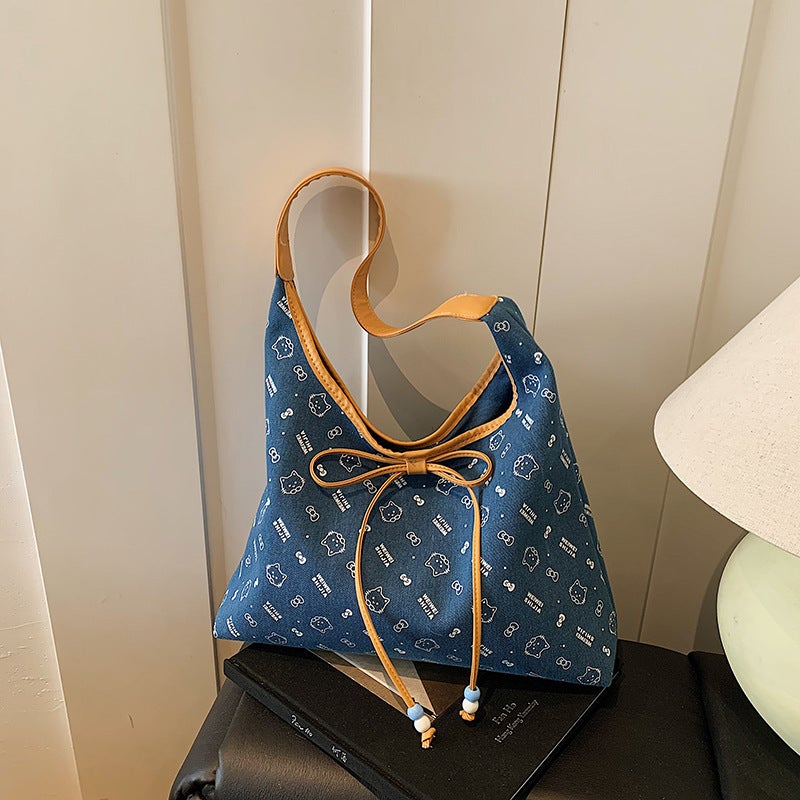 Superior Handworking Shoulder Underarm Bag Casual Large Capacity Bag Women'S All-Match Portable Tote Bag - Image 1