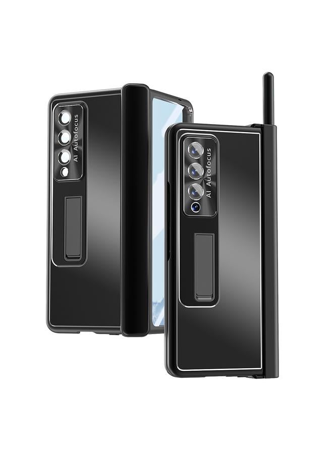 S-TOP Case For Samsung Galaxy Z Fold3 5G Aluminum Alloy Double Hinge Shockproof Phone Protective Case - Image 1