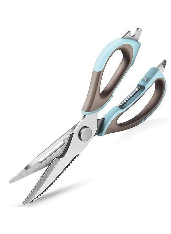 Limbjal Limbjal® Heavy Duty Kitchen Scissors 7 in 1 Tool Stainless Steel Multipurpose Detachable Mighty Shears for Chicken, Fish, Meat-Vegetables-Bones-Flowers-Nuts-Herbs  - Image 1