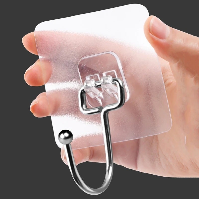 Upgraded Large PVC Multifunctional Adhesive Hooks Single